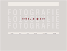 Tablet Screenshot of cordulagiese.de